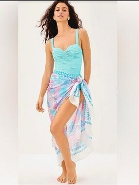 Lilly Pulitzer Pareo Wrap Roar of The Seas